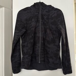 Lulu lemon jacket with ruffle on bottom size 4